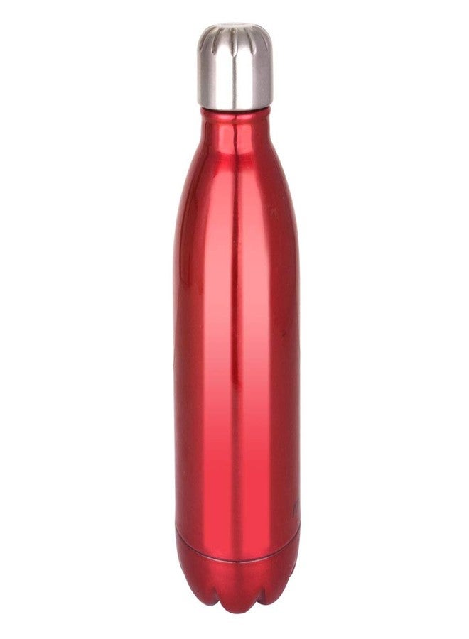 ATLASWARE Stainless Steel Water Bottle | Elegant Design, Non-Toxic, BPA-Free, and Eco-friendly Double Walled Constructions | Red | 1000 ML - Image 1